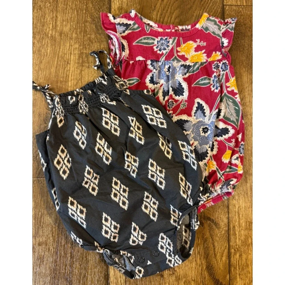Baby Girl Summer Outfits 3/6 Months Clothes Lot‎ One Piece Rompers Shorts Bundle